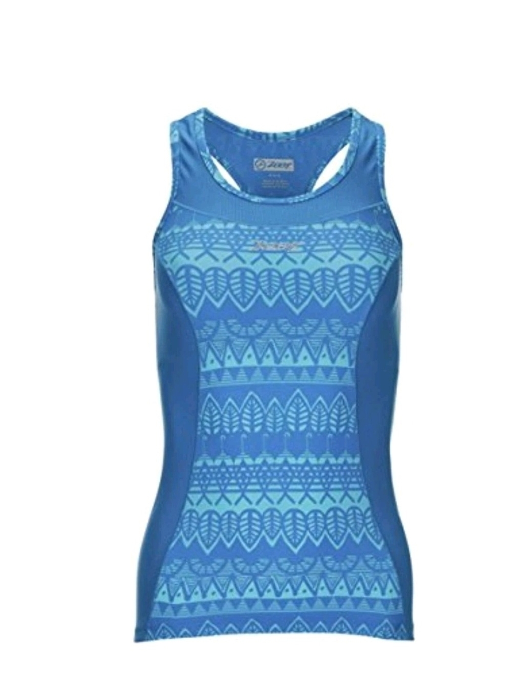 Zoot Sports Women's Performance Tri Racerback Shirt, Pacific Graffiti, X-Large